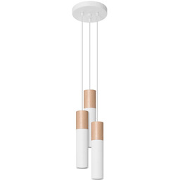 Sollux Wisząca lampa loftowa SL.1013 nad wyspę biała
