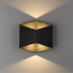 Nowodvorski Oprawa ścienna elewacyjna Triangles Led Black 2x