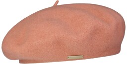 Beret Baskijski Damski by Seeberger, koralowy, One Size