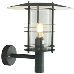 Norlys - Stockholm Zewnętrzna Lampa Ścienna Duża Czarna