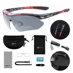 Rockbros Okulary na rower do biegania Fotochrom Polaryzacja