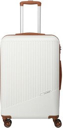 Walizka średnia Travelite Bali - white / cognac