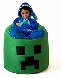 GO GIFT Pufa worek Minecraft Zielony XXL 110