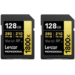 Lexar Karta pamięci SDXC 128GB 1800x (280MB/s) v60