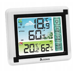 Bezprzewodowa Stacja Pogody Higrometr Termometr z Czujnikiem Zewnętrznym