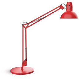 Maul Lampa stołowa MAULstudy, czerwony, biuro, metal