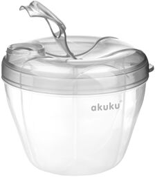 Akuku, pojemnik na mleko w proszku, szary