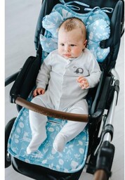 Wkładka do wózka (Zwierzątka Niebieskie)