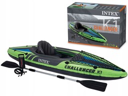 Kajak Challenger K1 Wiosła Pompka Intex 68305 1