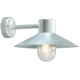 Norlys - Lund Zewnętrzna Lampa Ścienna Galwanizowana