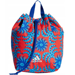 Plecak adidas W Farm niebiesko-czerwony IS3348