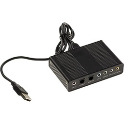 KALEA-INFORMATIQUE Zewnętrzna karta dźwiękowa USB - 6-kanałowy dźwięk