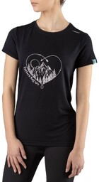 Koszulka damska bambusowa Viking Lenta T-shirt 09 czarny