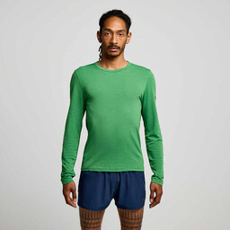 Saucony Koszulka męska Stopwatch Long Sleeve - Juniper