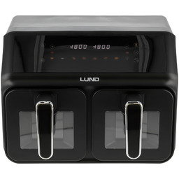 Lund FRYTKOWNICA BEZTŁUSZCZOWA 2200W 4L+4L CZARNA