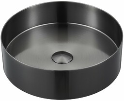 AURUM umywalka ze stali nierdzewnej, średnica 38cm,