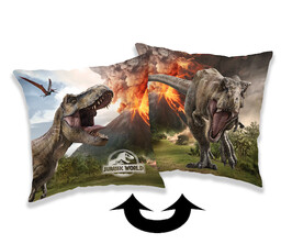 Jerry Fabrics Poduszka dziecięca 40x40 Park Jurajski dinozaury