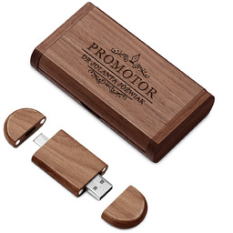 Pendrive drewniany z grawerem 64 GB w magnetycznym