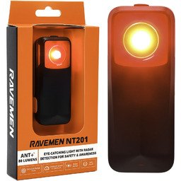 Ravemen Lampka tylna NT201 z radarem, ANT+, 80