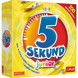 5 sekund Junior, gra rodzinna, wersja żółta, Trefl
