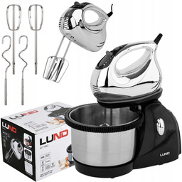 Lund Mikser Ręczny 200-250W Misa Stal Nierdz.