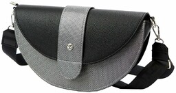 Mała Torebka saszetka listonoszka półksiężyc damska przez ramię