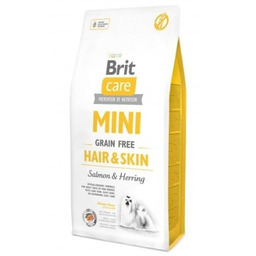 BRIT Care Mini Hair&Skin Salmon&Herring - sucha karma