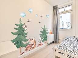 naklejka zwierzątka leśne las Naklejka na ścianę