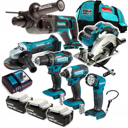 Makita zestaw Combo Lxt 3X5AH 18V DHP482 DTD152