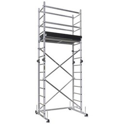 Rusztowanie aluminiowe drabinowe HECTOR PRO jezdne DRABEST