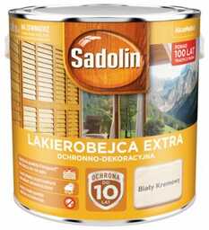 Lakierobejca Ochronno-Dekoracyjna Extra Biały Kremowy 2,5 l Sadolin