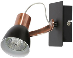Candellux Metalowy reflektorek ścienny Markus 91-35554-M czarny miedziany
