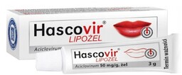 Hascovir Lipożel Żel, 3 g