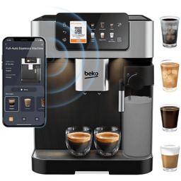 Ekspres ciśnieniowy BEKO CaffeExperto CEG7348X Czarno-srebrny