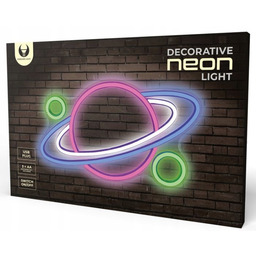 Neon dekoracyjny Led Planet Plexi Multikolor Usb Forever
