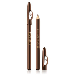 EVELINE_Eyeliner Pencil kredka do oczu krótka Brown