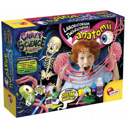 Crazy Science. Laboratorium zwariowanej anatomii, zestaw naukowy Lisciani
