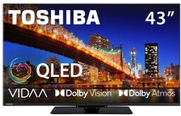 Toshiba 43QV3F63DG 43" QLED 4K Smart TV VIDAA