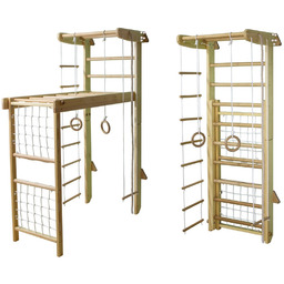 Małpiszon, drabinka gimnastyczna Winner drewno