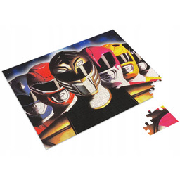 Puzzle + IMIĘ Power Rangers Bajka 252 el.