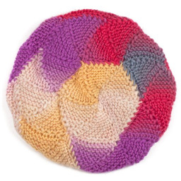 Beret Kolorowa Wełna