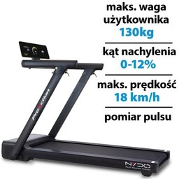 BH FITNESS Bieżnia elektryczna Nydo G6540 2206W 18km/h