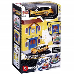 Street Fire Bburago City Post Office 1:43 BBURAGO