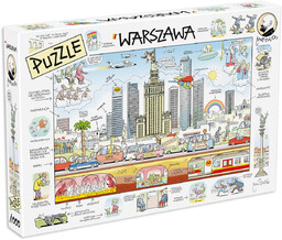Puzzle, rys. Andrzej Mleczko, Warszawa, 1000 el.