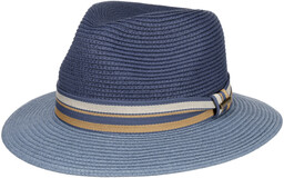 Kapelusz Słomkowy Romaro Toyo by Stetson, niebieski, cm