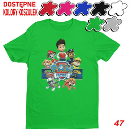 Dziecięca Koszulka Z Nadrukiem Psi Patrol Duży Wybór