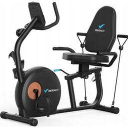 Merach S23B1-EU rower treningowy poziomy czarny
