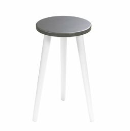 Taboret okrągły ze sklejki Dark Moon, Wykończenie nogi