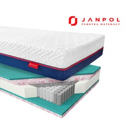 JANPOL JAN - materac kieszeniowy, sprężynowy, Rozmiar -