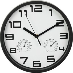 Zegar Hampton 25cm biały